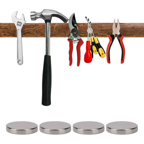 100 aimants en néodyme à vendre, aimants puissants pour l'artisanat, la science, le bricolage et les aimants de réfrigérateur, aimants ronds, adaptés à de multiples usages, 81 mm. (1/5)