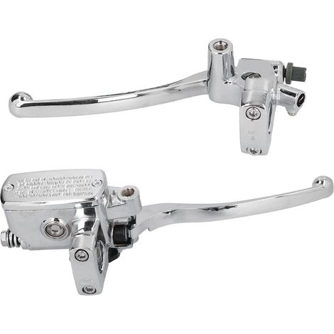 Levier de frein et d'embrayage en alliage d'aluminium, 2 pièces, 1 pouce, accessoire universel pour moto (1/5)