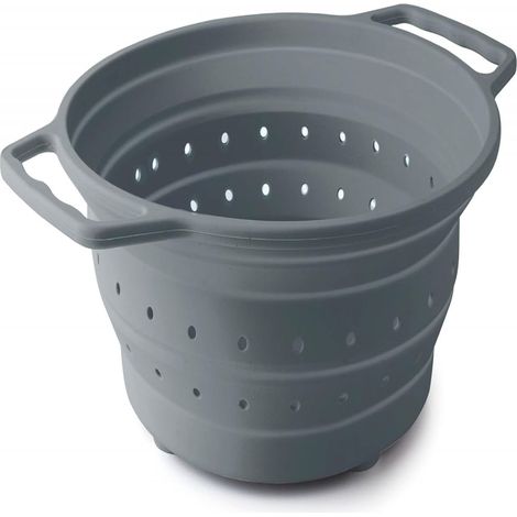 Egouttoir Pliable - En Silicone BPA Libre - Pour Pâtes Légumes Fruits - 20 Cm - Lavable En Lave-Vaisselle - 1 Pièce (1/5)