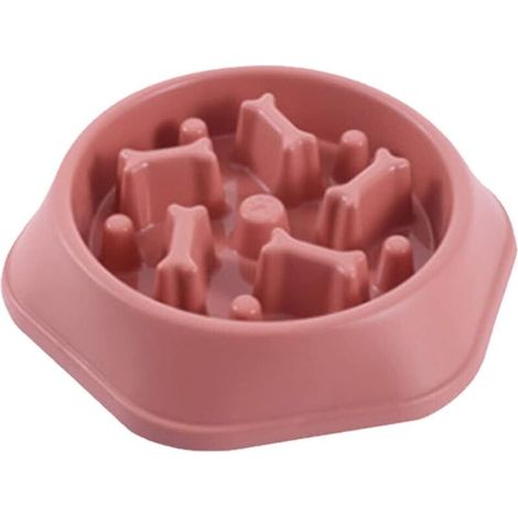 Slow Feeding Dog Bowl, Basic Kitten Bowls, Slow Feeding Cat Bowl, Red-Sunny Pet Food (1/5)