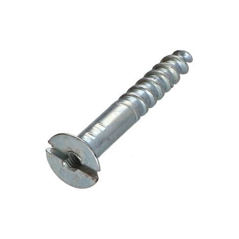 Vis bois Acier zingué 5X30 Percée et taraudée M3.5 Pas de 60 - 1 pièce (1/3)