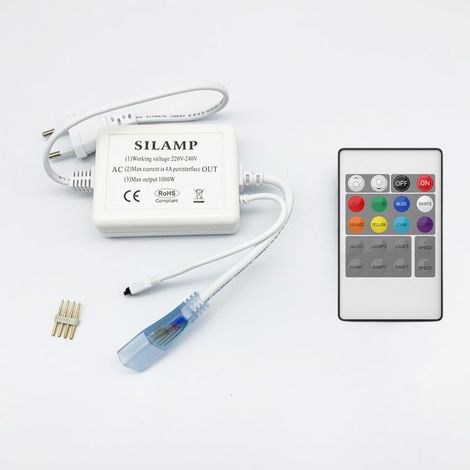 Contrôleur RGB & Alimentation pour Ruban LED 220V RGB - SILUMEN