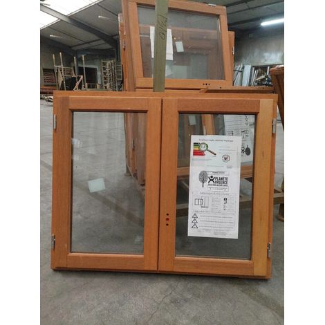 [jamais Utilise] Fenêtre Bois 2 Vantaux 75x90 Cm Côtes Tableau Second Choix (n°210 Et 40 Cm 7) Gd Menuiseries