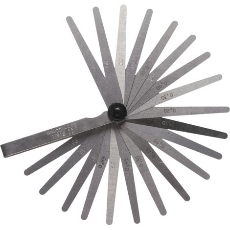 Connex Fühlerlehre 20 Blatt 0,05-1,00mm