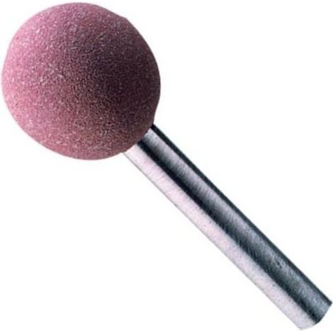 CABALLITO muela esferica ku 16mm c/mango 6x40mm , La MUELA ESFERICA KU 16mm C/MANGO 6x40mm es una herramienta abrasiva giratoria ideal para pulir y desbastar