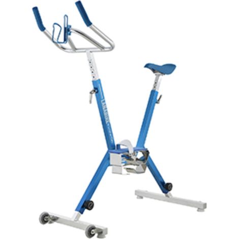 Aquabike Aluminio Lanabike Waterflex 9,5kg - Cuadro de aluminio anodizado - Musculación/Aquafitness - Color Azul