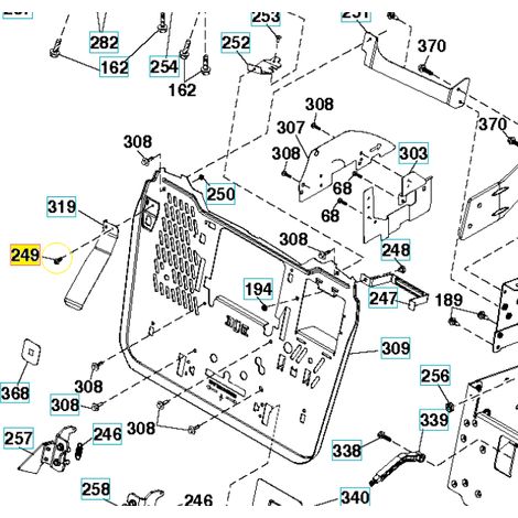 Boulon pour tracteur Husqvarna TC139T TC342 TC142T TC238T
