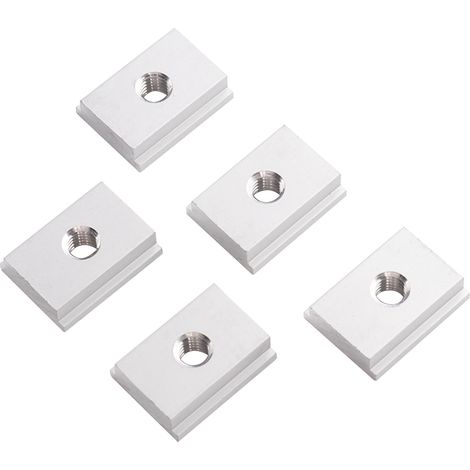 Lot de 5 écrous en T M8 aluminium haute résistance, remplacement professionnel pour usage industriel (1/5)