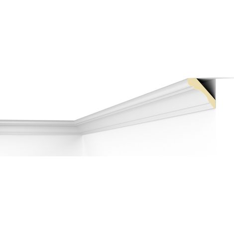 F11 DECOFLAIR Moulure de plafond Polyuréthane 70 x 70 x 2000 - 1 pièce (1/5)