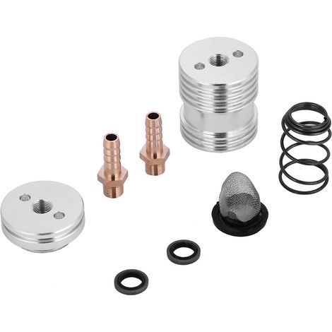 CNC-Motorradluftfilter mit externem Ölkühlsystem – M8-Schnittstelle (1/5)