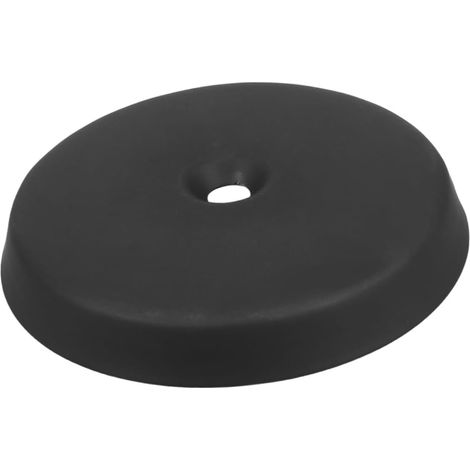 Plaque de trop plein à un trou Kit de conversion pour bonde (1/5)