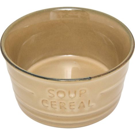 Ciotola inscription soup cereal beige 50cl - Atmosphera créateur d'intérieur