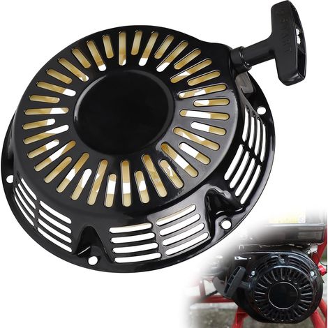 Lanceur pour Moteur GX340, GX390 11CV 13CV 18CV 20CV Moteur, Démarreur à Câble, Démarrage à Rappel, avec Câble, Noir (1/5)