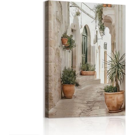 Paysage Italien Tableau Decoration Murale Encadré 30x40 cm (1/5)