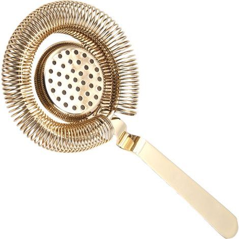 Cocktail Strainer - Stainless Steel - Long Handle - For Bar Mixing - 1 Piece (1/4)