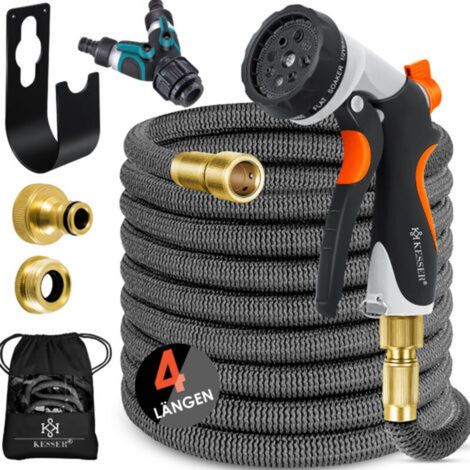 Tubo da giardino Premium Tubo flessibile per acqua flessibile estensibile antracite / 30 metri (1/5)