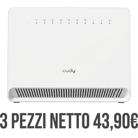 ROUTER 300MBPS WIFI4 4P 10/100 SLOT SIM 2 ANTENNE FISSE