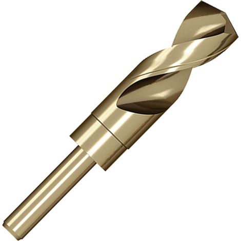 HSS-Kobaltbohrer 30 mm Spiralbohrer mit reduziertem Schaft für Metall, Edelstahl, Aluminium, Holz, Kunststoff, Nichteisenmetalle usw. (1/4)