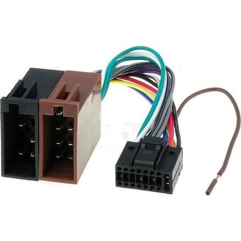 Cable adaptateur ISO autoradio KDC-W40G KDC-W237 KDC-W241 KDC-W311A KDC-W311G