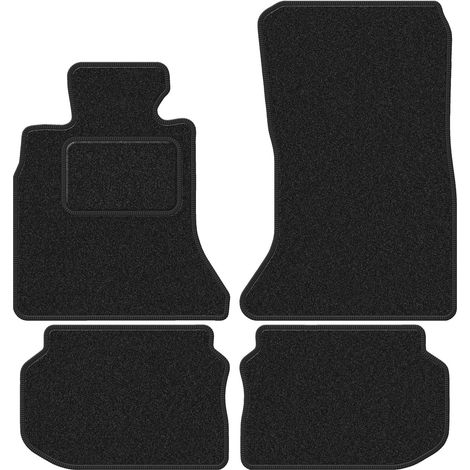 Alfombrillas de terciopelo para BMW 5 F10 sedán (2010-2013) antracita (1/5)
