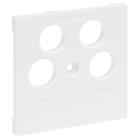 LEGRAND, SEANO COUVERCLE TV-R-SAT POUR AXING, TRIAX, WISI, HIRSCHMANN ET ASTRO, COULEUR : ULTRA BLANC, 765157