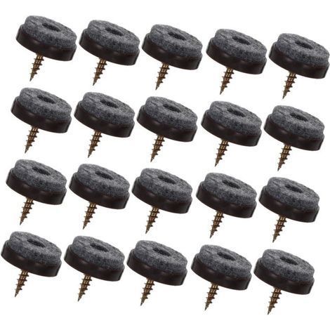 (50 pièces) Patins Feutre Antidérapants pour Meubles Capuchons De Protection pour Chaises Et Tables Discrets Et Silencieux Convient (1/5)
