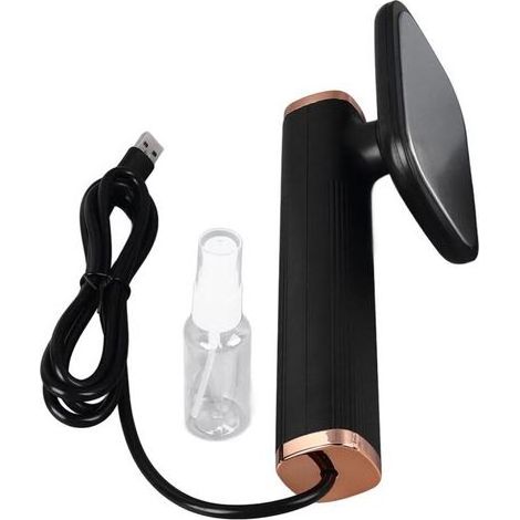 Fer à Vapeur Rotatif Portable 20ml – Mini Générateur de Vapeur USB Noir pour Maison, Voyage et Dortoir Étudiant (1/5)
