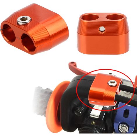 Throttle cable protection clip compatible with KTM 250, 350, 450 and 500 EXC, Six Days, SXF, SMR and EXCF models. (1/5)