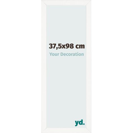 yd. - Cadre photo 37.5x98 - Blanc Brillant - MDF - Bologna (1/5)