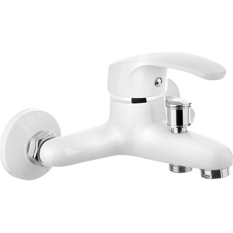 Kakadu Wandarmatur für Badewanne und Dusche, weiß (1/2)