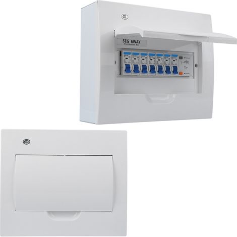 Disjoncteur compact 6 voies avec protection contre les fuites de courant 63 A 30 mA RCd4MCB (3 x 6a2 x 16a1 x 32 A) (1/5)