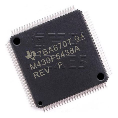 Electronic components of the MSP430F5438AIPZR MSP430F5510IRGCR chip, 5 units, 5 units.