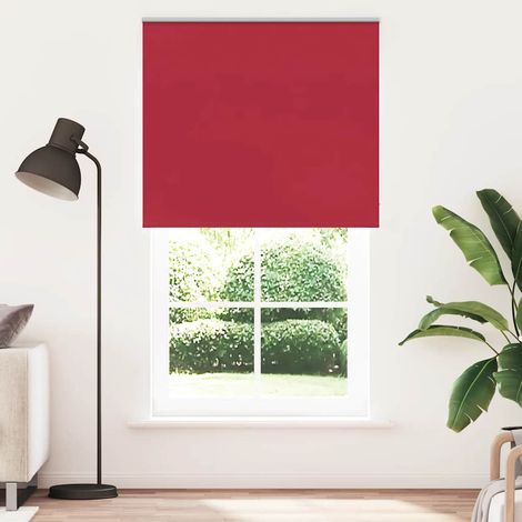 Verdunkelungsrollo Rot 125x230cm Stoffbreite 121,6cm Polyester