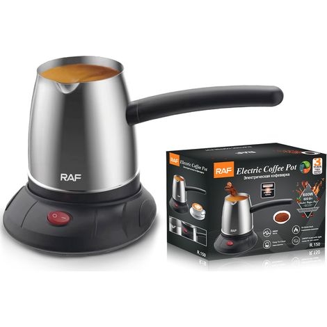 Cafetière turque en acier inoxydable avec poignée, conforme à la norme européenne RAF, bouilloire de 500 ml (1/5)