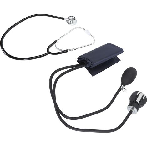 Kit de tensiomètre médical à double pavillon, stéthoscope à brassard manuel pour une mesure précise, tensiomètre manuel (1/5)