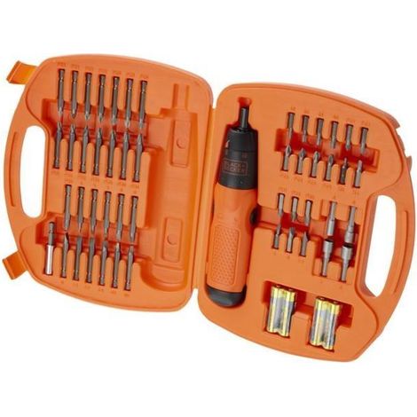 Black & Decker A7071 Coffret Vissage 54 pièces Noir