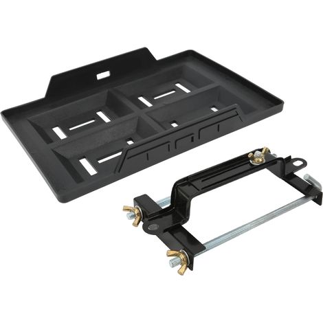 Ensemble de supports de plateau de maintien de batterie de voiture, fentes encastrées, Construction robuste pour Batteries de la série 27 30 31 (1/5)