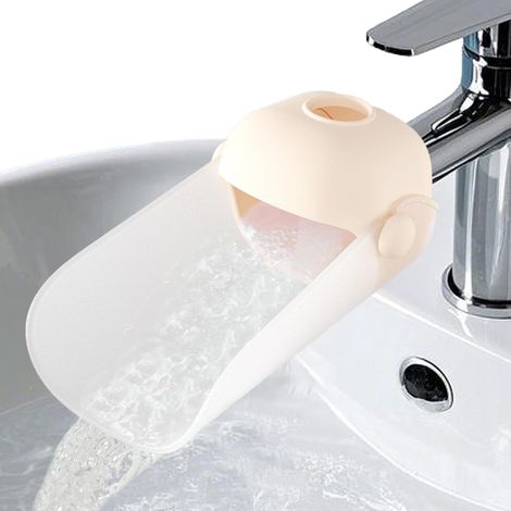 Faucet Extender for Bathroom Sink Faucet Extender for Toddlers Bathroom Sink Kitchen Bathtub (Apricot) (1/5)