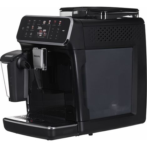 Philips – Cafetière superautomatique 1500W – 15 bars – Réservoir 1,8L – Moulin céramique 12 niveaux – 22 boissons dont espresso et cappuccino