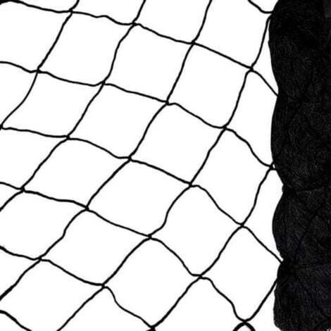 Noir (maille 5 cm x 5 cm) Taille 7.5X15 m Filet pour oiseaux, filet robuste pour oiseaux, filet pour poulailler, filet pour oiseaux, filet de protection pour légumes et fruits (1/4)