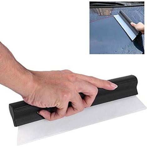 Silikon-Autofensterreiniger mit Abzieher, Schaber für Windschutzscheibe, Spiegel und Duschkabine, ergonomischem Griff, schnelltrocknend, multifunktionales Waschwerkzeug. (1/3)