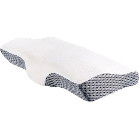 Oreiller Ergonomique Cervical Oreiller Mémoire de Forme en Mousse Oreiller Orthopédique Anti Douleur Ronflements Acarien 503011cm (1/5)