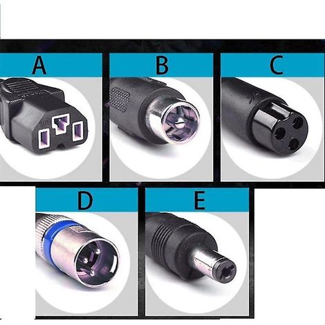Chargeur de batterie au lithium 48 V 2 A pour vélo électrique, scooter électrique et gyropode - Alimentation (1/5)
