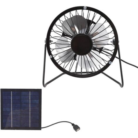 DEESSE SHOP-Ensemble de panneaux solaires photovoltaques Système de ventilation Mini ventilateur de refroidissement USB portable 5v 2.5w (1/5)