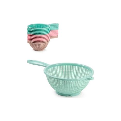 1 Pezzo Colapasta da Cucina in Plastica con Manico 22 cm 3 Colori