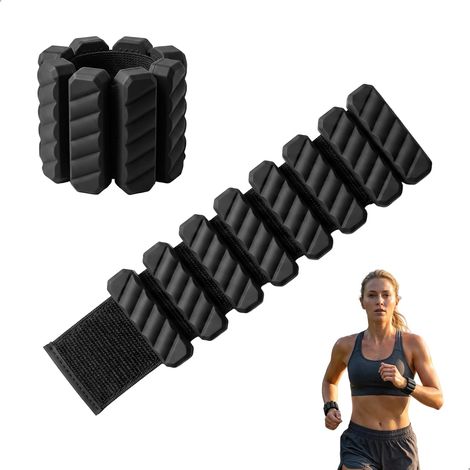 Poids Cheville Poids Poignet,2 Pièces Ankle Weights pour Hommes et Femmes (1 Livre au Total),Leste Cheville pour Exercice Yoga Danse Barre Pilates Cardio Aérobic Marche,Antidérapant Réglable (1/5)