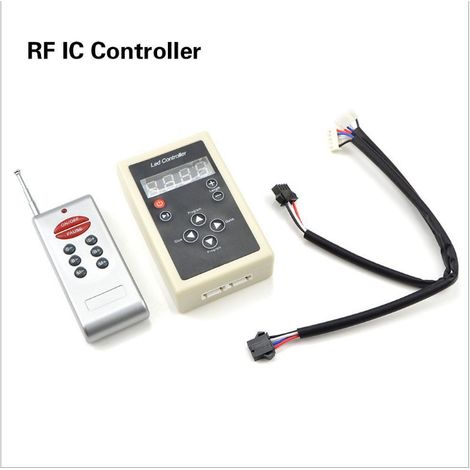 Contrôleur RVB 8 touches 133 modes RF 2811 2812ic pour piste de chevaux à la poursuite, contrôleur RVB couleur