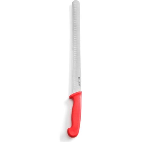 HENDI Schinken-/ Lachsmesser, Rot, (L)490mm