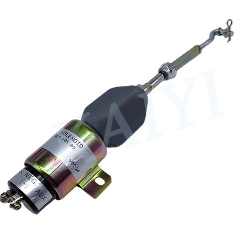 Pièces pour excavatrice : interrupteur de commande de l’électrovanne d’arrêt moteur, vanne de coupure de carburant, vanne de coupure de carburant, D59-105-05 24 V (1/5)