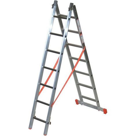 Facal Mehrzweckleiter 2-teilig GENIA S300 2x7 Sprossen